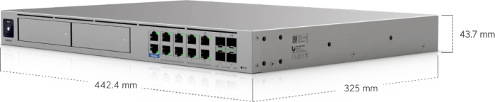 Ubiquiti UniFi Dream Machine Beast Rackmount 10G Router, 10x RJ-45, 2x SFP28, 2x SFP+