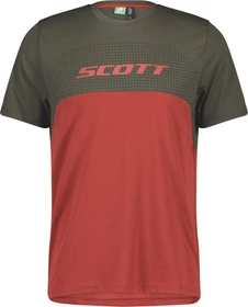 Scott Trail Flow Dri Trikot kurzarm dark grey/tuscan red (Herren)
