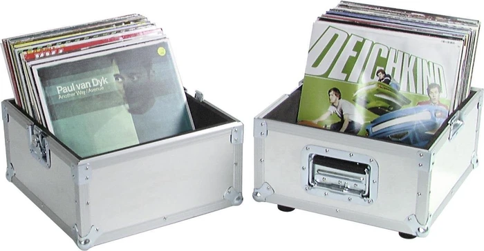 Roadinger Record Case Pro ALU 50/50, 100LPs