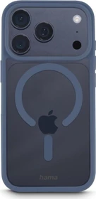 Hama Handyhülle Frame Protect magnetisch für Apple iPhone 17 Pro transparent/blau