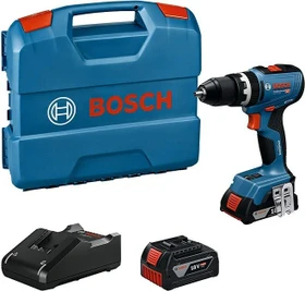 Bosch Professional GSB 18V-65 Akku-Schlagbohrschrauber inkl. Koffer + 2 Akkus 2.0/4.0Ah