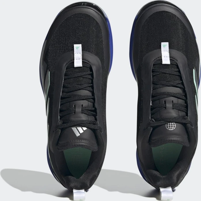adidas AVACOURT core black/silver metallic/lucid blue (Damen)