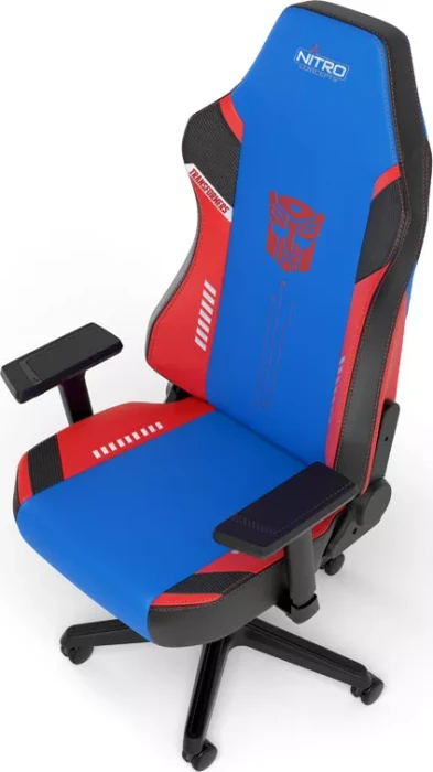 Nitro Concepts X1000 Transformers Optimus Prime Edition Gamingstuhl, blau/rot