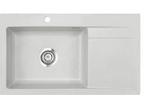 systemceram Stema 86 SL Einbau Becken links alu