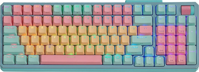 Cooler Master MK770, Macaron, LEDs RGB, hot-swap, Kailh Box V2 RED, USB/Bluetooth, DE