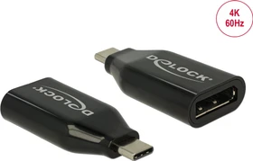 DeLOCK USB-C Stecker auf DisplayPort Buchse Adapter, 4K/60Hz (64151)