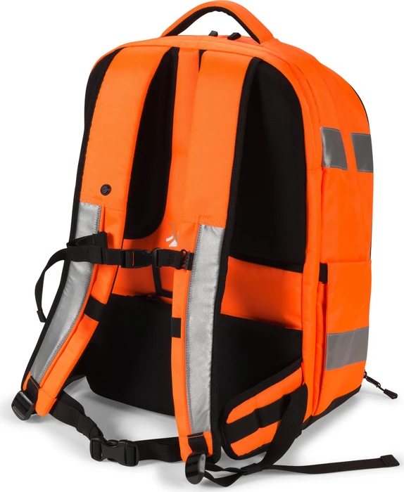 Dicota Hi-Vis 32-38 Liter, Notebook Rucksack, orange
