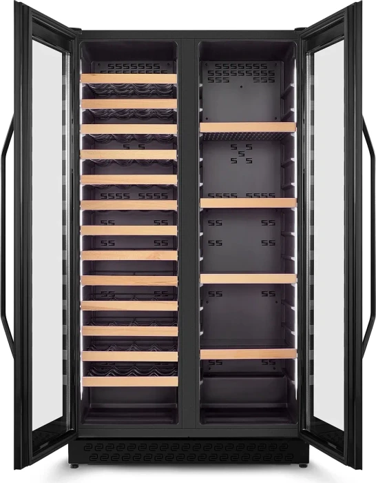 Caso WineChef Duo 122 Side-by-Side black