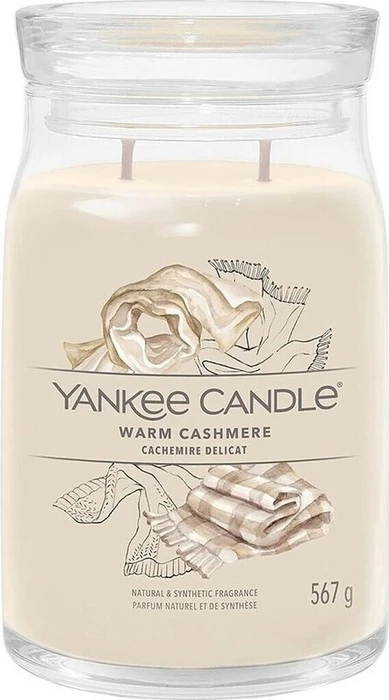 Yankee Candle Warm Cashmere Duftkerze, 567g