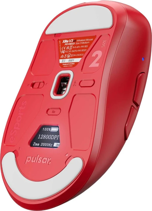 Pulsar Gaming Gears Xlite v3 eS Wireless Red Edition, USB