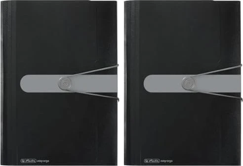 Herlitz easy orga to go Fächermappe, 12 Fächer, A4, schwarz