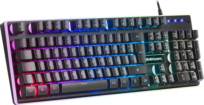 Mars Gaming MK320, LEDs RGB, schwarz, USB, ES