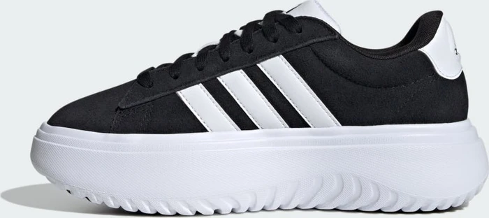adidas Grand Court Platform core black/cloud white (Damen)