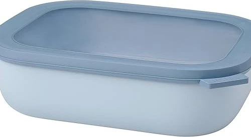 Mepal Multischüssel Cirqula rechteckig Aufbewahrungsbehälter 2l nordic blue