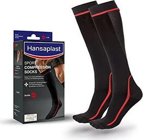 Hansaplast Sport Compression Wear Socks S/M Socken schwarz