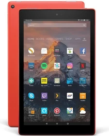 Amazon Fire HD 10 KFSUWI 2017, ohne Werbung, rot, 64GB