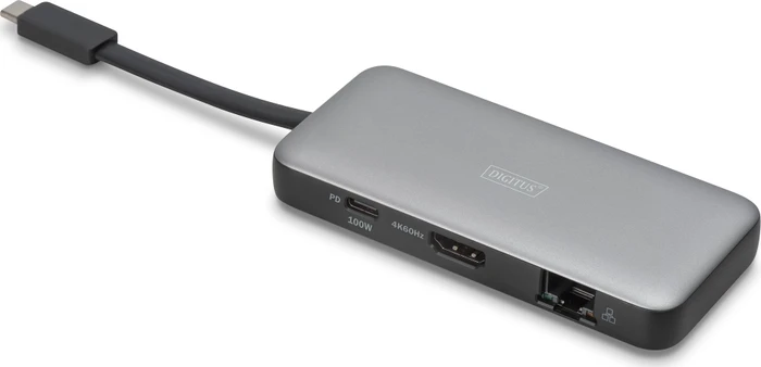 Digitus USB-C Travel Docking Station 7-Port , USB-C 3.0 [Stecker]