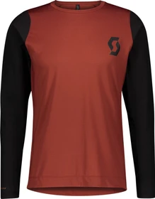 Scott Trail Progressive Trikot langarm rust red/black (Herren)