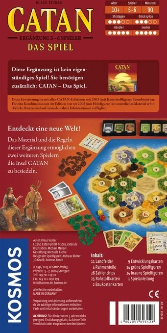 Die Siedler von Catan - Das Spiel für 5 & 6 Spieler (Ergänzung)