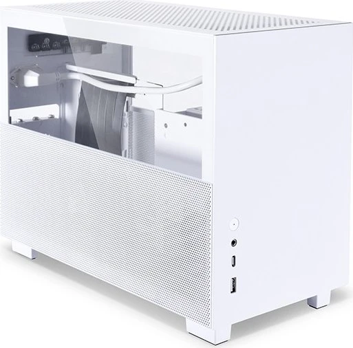 Lian Li Q58, weiß, PCIe 3.0, Glasfenster, Mini-ITX