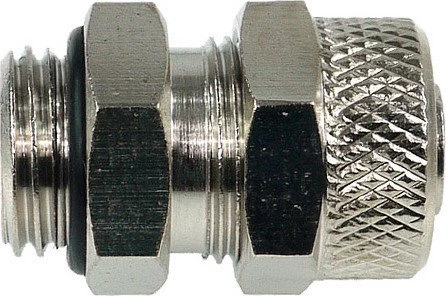 Aquatuning Schlauchanschluss, G1/4" auf 13/10mm, vernickelt
