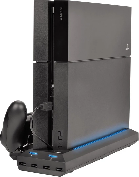 Hama Multistand Charger Bluelight Ladestation (PS4)