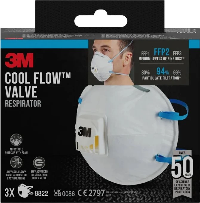 3M 8822 FFP2 NR D Atemschutzmaske