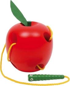 Legler Small Foot Fädelspiel Apfel und Wurm