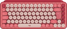 Logitech POP Keys Wireless Mechanical Keyboard, Logi Bolt, Heartbreaker, TTC BROWN, USB/Bluetooth, CH