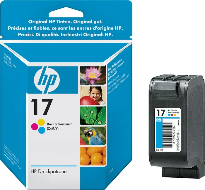 HP Druckkopf mit Tinte 17 dreifarbig