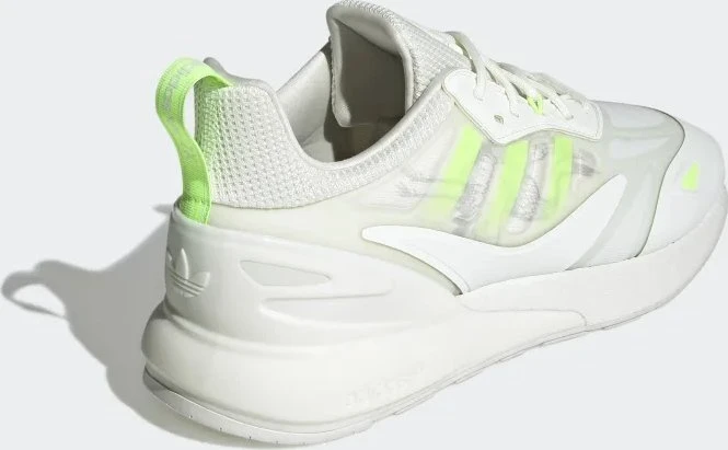 adidas ZX 2K Boost 2.0 white tint/signal green/grey two (Herren)