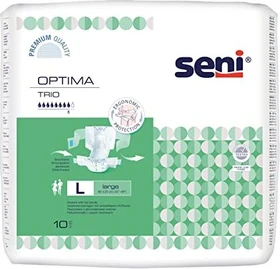 Seni Optima Trio Hygieneeinlage mit Hüftbund Größe L, 10 Stück