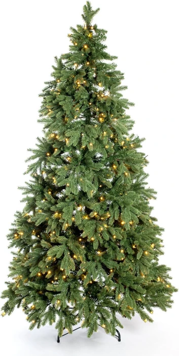 Evergreen Künstlicher Weihnachtsbaum Kiefer Roswell, 210cm, inkl. LED-Beleuchtung