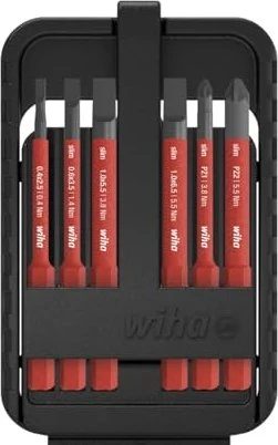 Wiha 2831 slimBit electric Bitset inkl. Werkzeugbox, 6-tlg.