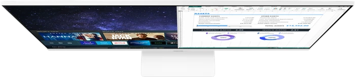 Samsung Smart Monitor M5 M50A, weiß, 31.5"