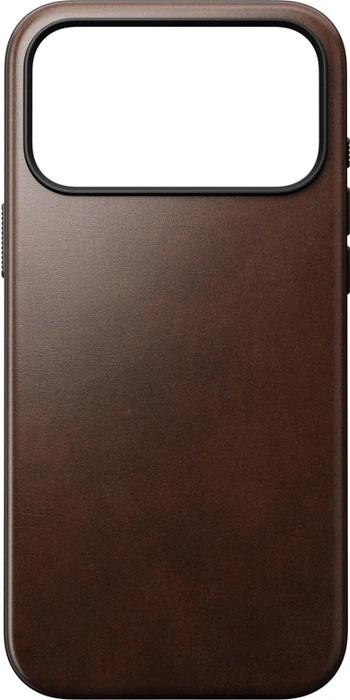 Nomad Modern Leather Case (Horween) für Apple iPhone 17 Pro Max rustic brown