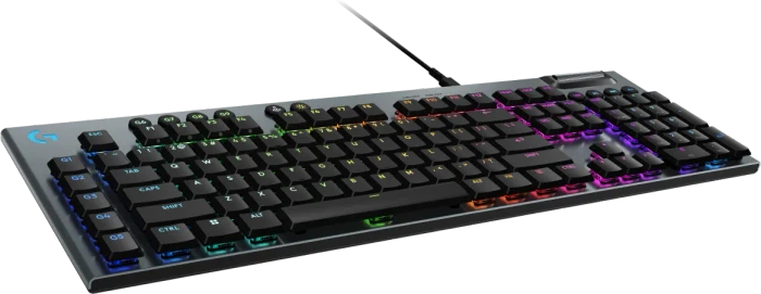 Logitech G915 X, schwarz, LEDs RGB, GL TACTILE, USB, DE