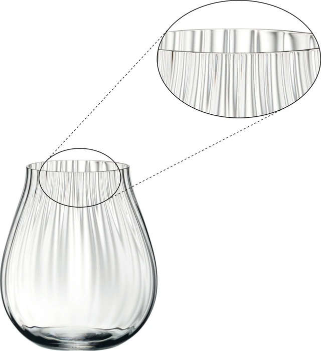 Riedel Tumbler Collection Optical O Allzweckglas, 2 Stück