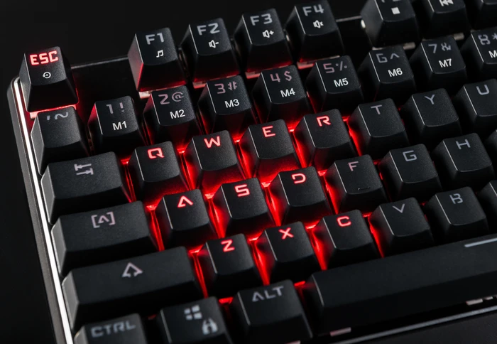 Modecom Volcano Lanparty, LEDs rot, Gaote Outemu BLUE, USB, US