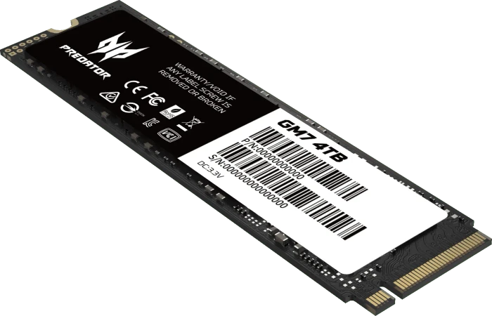Acer Predator GM7 SSD 4TB, M.2 2280 / M-Key / PCIe 4.0 x4