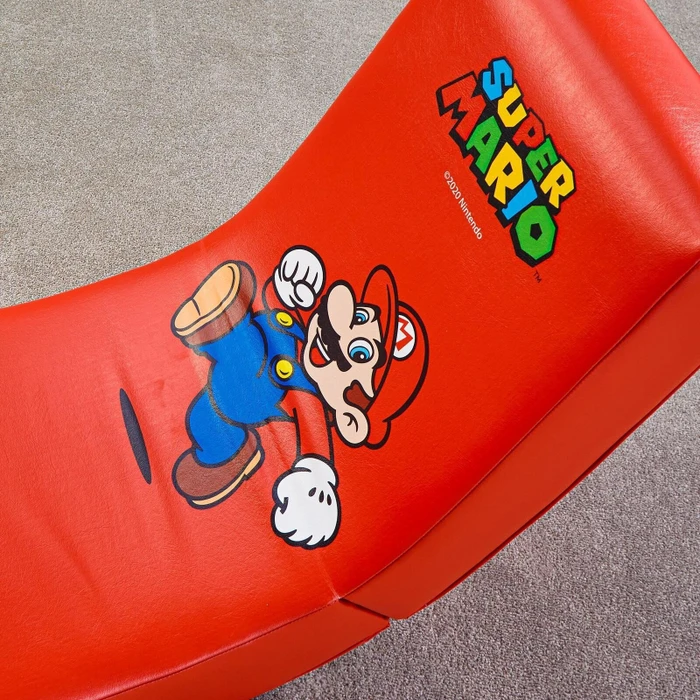 X Rocker Nintendo Super Mario Joy Collection Floor Rocker Gamingstuhl, Mario rot