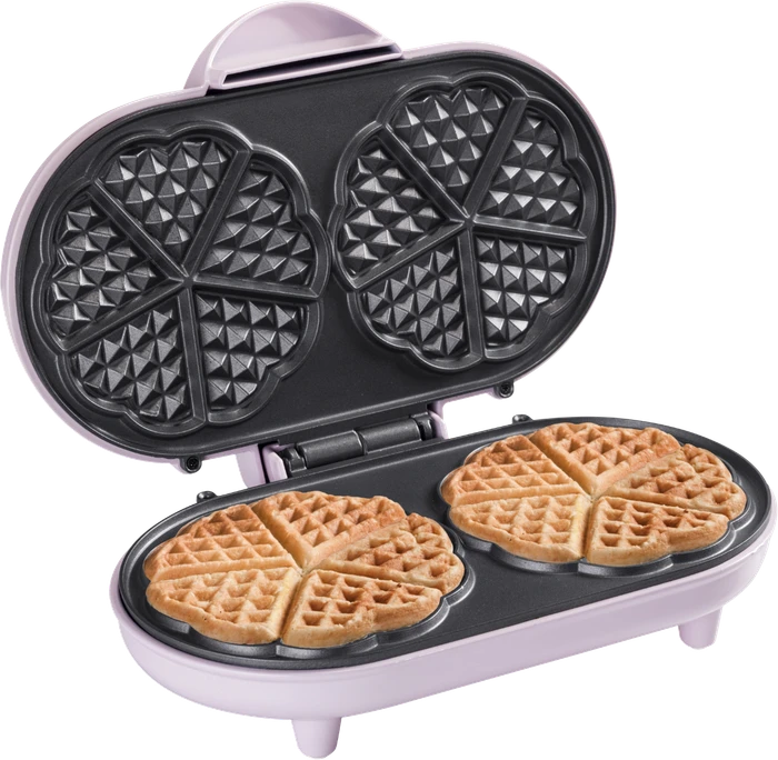 Bestron ADWM1000P Herzwaffelautomat Waffeleisen