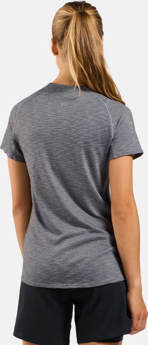 Odlo X-Alp Performance Wool 115 Funktionsshirt kurzarm grey melange (Damen)