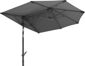 Schneider Salerno Mezzo Sonnenschirm halbrund 150cm anthrazit