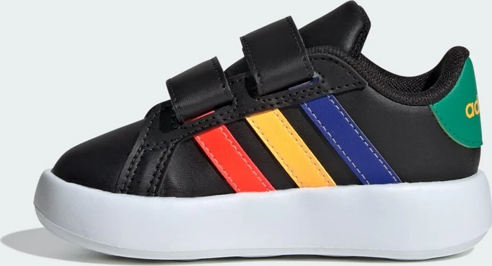 adidas Grand Court 2.0 core black/lucid blue/court green (Junior)