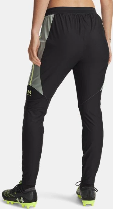 Under Armour Challenger Pro Trainingshose lang black/silica green/sonic yellow (Damen)