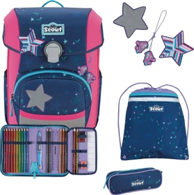 Scout Scout Neo DIN Pretty Star Schultaschen-Set, 4-tlg.
