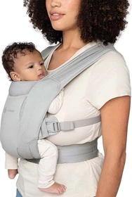 Ergobaby Embrace Mesh Babytrage soft grey