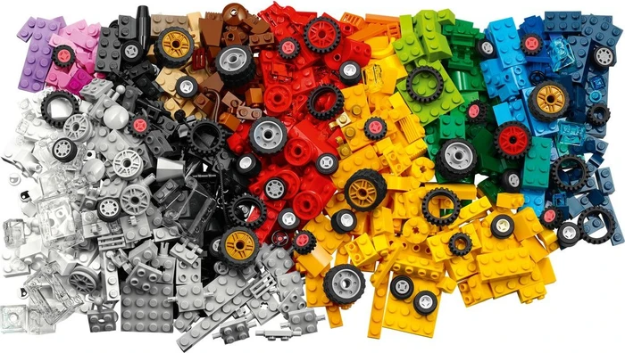 LEGO Classic - Steinebox mit Rädern