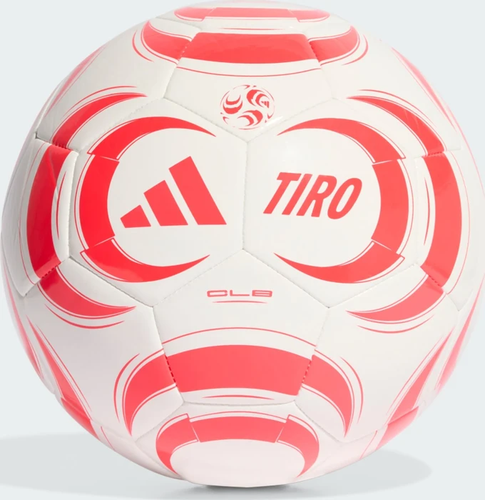 adidas Tiro Club Fußball white/lucid red